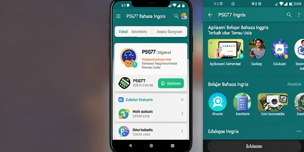 Tampilan antarmuka aplikasi PSG77 yang menarik dan interaktif.